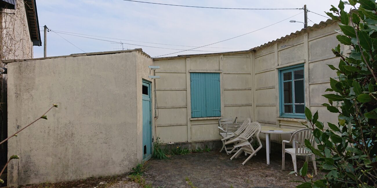 Vue extérieur bâtiment avant travaux